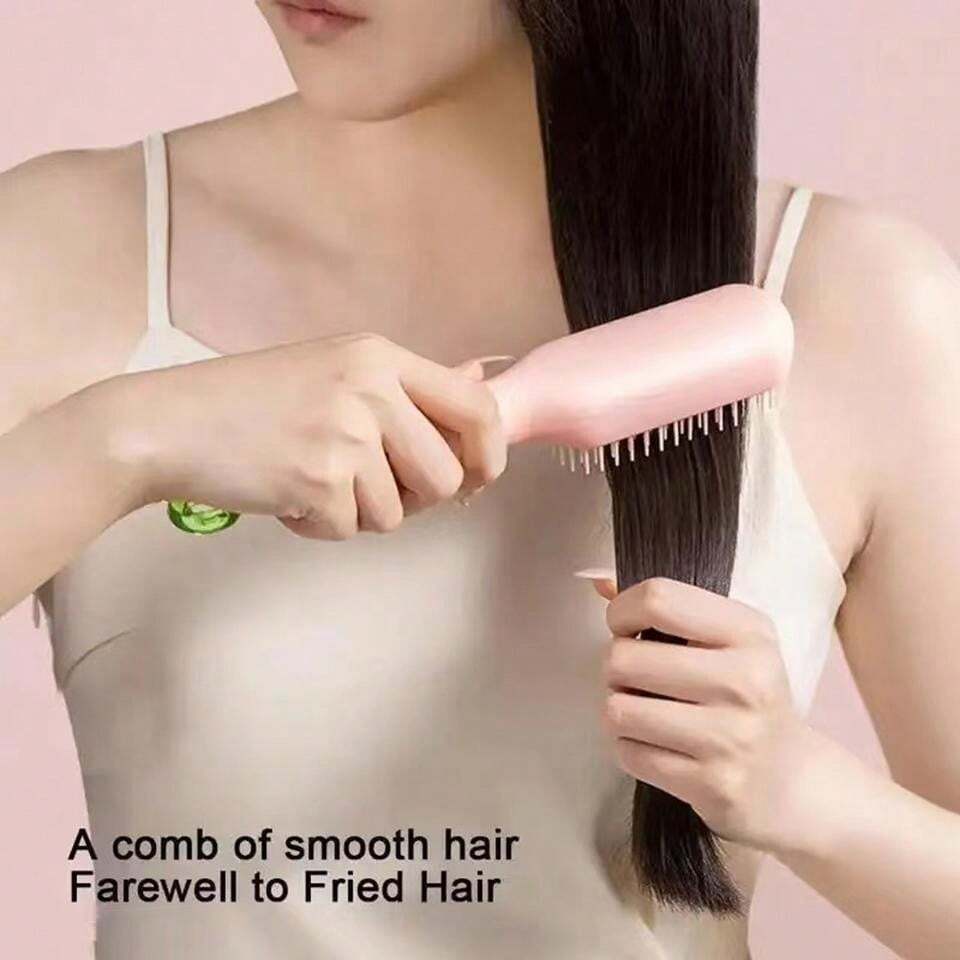 Pack Of 03 – Self Cleaning Hair Comb