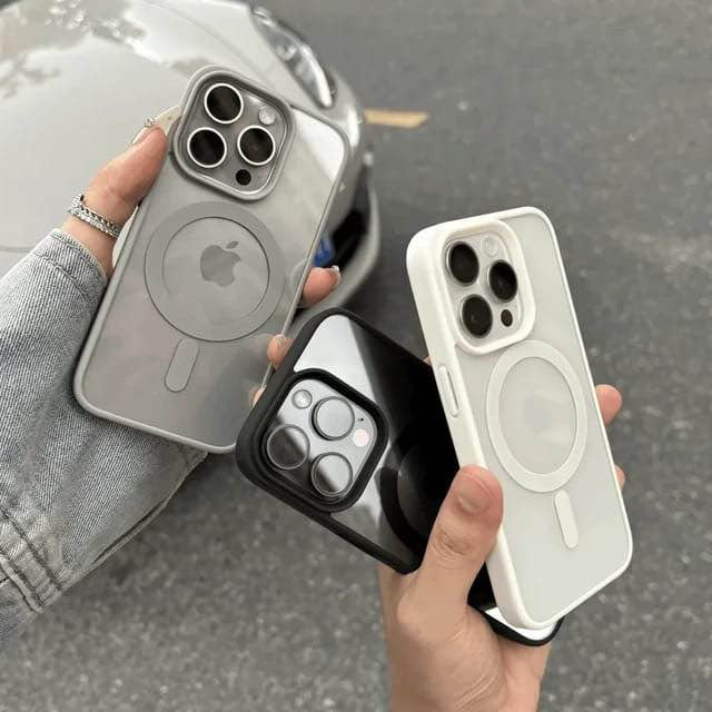 iPhone Luxury Magesafe Case With Camera Lens