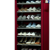 7 Layer Portable Dustproof Shoe Rack (Random color)