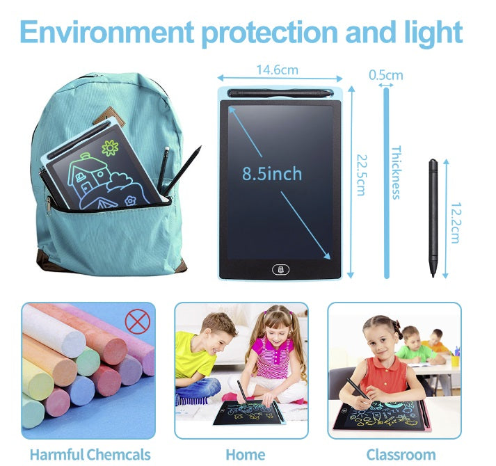 8.5 Inch LCD writing Tablet for kids practices